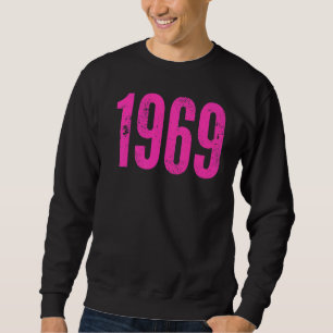 Vintage Retro 1969 Distressed Rock & Roll Music  3 Sweatshirt
