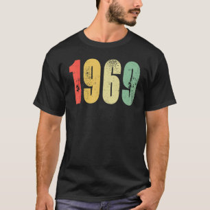 Vintage Retro 1969 Distressed Rock & Roll Music 3 T-Shirt