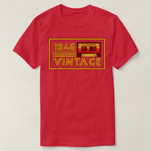 Vintage Retro 19 Masterpiece Cassette Tape T-Shirt (Design Front)