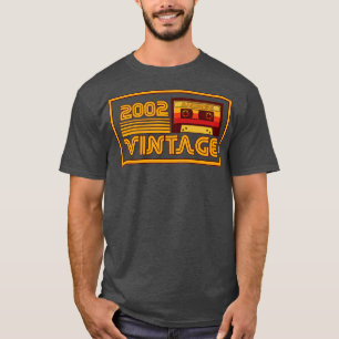 Vintage Retro 2002 Masterpiece Cassette Tape T-Shirt