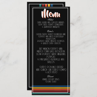 Vintage Retro 50th Striped Fifty Birthday 1976 Programme