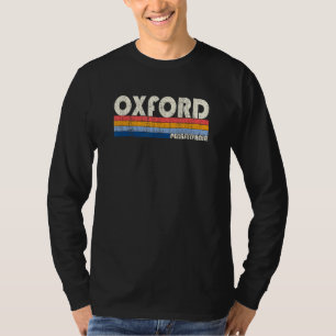 Vintage Retro 70s 80s Style Hometown of Oxford PA T-Shirt