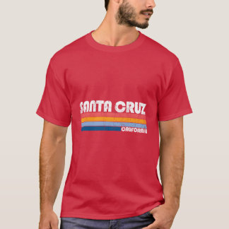 Vintage Retro 70S 80S Style Santa Cruz California  T-Shirt