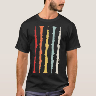 Vintage Retro 70s Oboe For Oboist Oboe Players T-Shirt