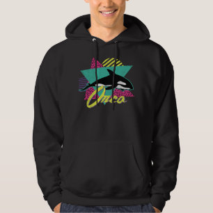 Vintage Retro 80s Or 90s Orca Killer Whale T-shirt Hoodie