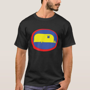 Vintage Retro 80s Surf Style RV Camper Trailer T-Shirt