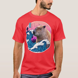 Vintage Retro Aesthetic Japan Great Wave Wild Cute T-Shirt
