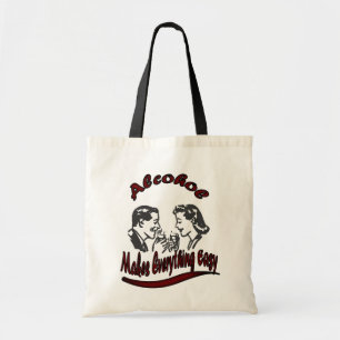 Vintage Retro Alcohol Makes everything easy Tote Bag