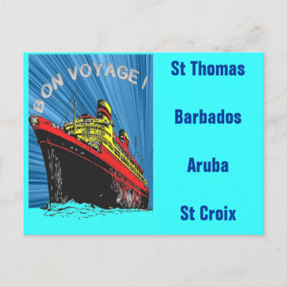 Vintage / Retro Art Deco Travel Design Product Postcard