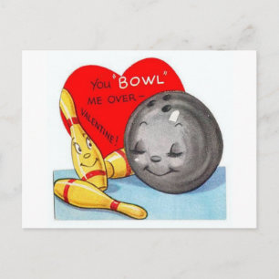 Vintage Retro Art Valentine's Day Holiday Postcard