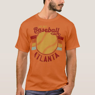 Vintage Retro Atlanta Baseball Est 1871 Baseball L T-Shirt