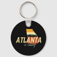 Vintage Retro Atlanta Georgia USA City Map