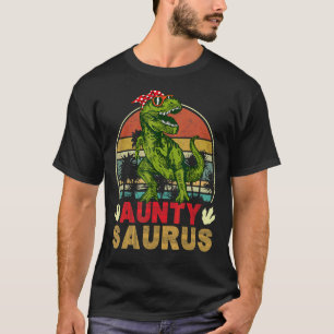 Vintage Retro Auntysaurus Dinosaur Trex T-Shirt