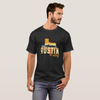 Vintage Retro Austin Texas TX USA City Map