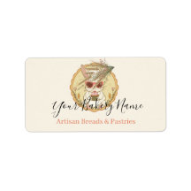 Vintage Retro Bakery Business Card