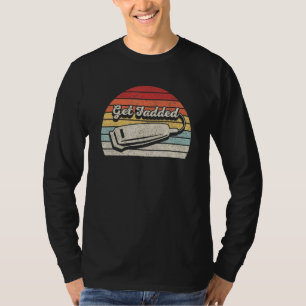 Vintage Retro Barber Get Faded Trimmer Barber Hair T-Shirt