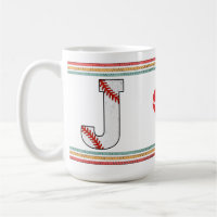 Vintage Retro Baseball Letter J Varsity