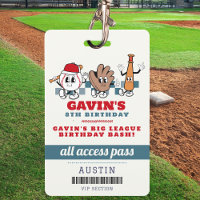 Vintage Retro Baseball Sport Birthday Party Favour