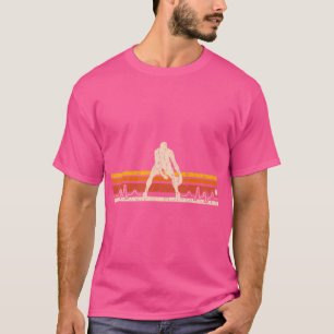 Vintage Retro Basketball-Player Gift Basketball T-Shirt