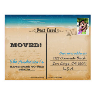 change of address postcard