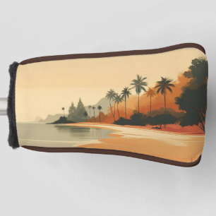 Vintage/retro beach/tropical  golf head cover