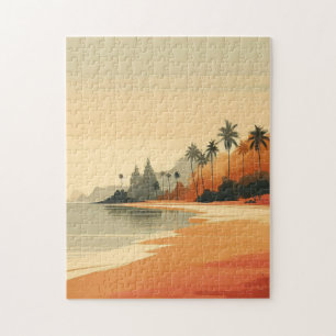 Vintage/retro beach/tropical jigsaw puzzle