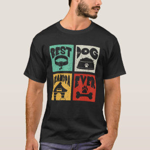 Vintage Retro Best Dog Grandpa Ever Matching Owner T-Shirt