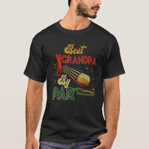 Vintage Retro Best Grandpa By Par Golf Player Coac T-Shirt
