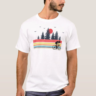 Vintage Retro Bicycle Cycling Mountain Bike Outdoo T-Shirt
