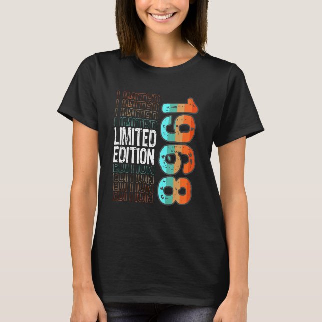 Vintage Retro Birth Year 1968 T-Shirt (Front)