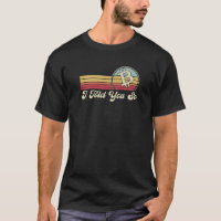 Vintage retro bitcoin Crypto i told you so