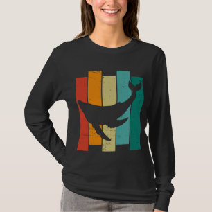 Vintage Retro Blue Whale T-Shirt