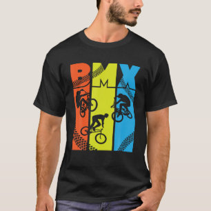 Vintage Retro BMX Funny BMX Rider Bicycle T-Shirt