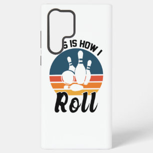 Vintage Retro Bowling Sports Team Quote Samsung Galaxy Case