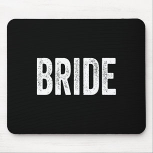 Vintage Retro Bride Bridal Bachelorette Party Matc Mouse Mat