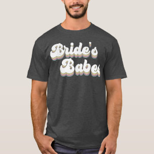 Vintage Retro Bride's Babes Bachelorette Party Mat T-Shirt
