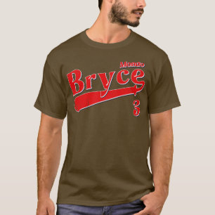 Vintage Retro Bryce Baseball Mondo T-Shirt