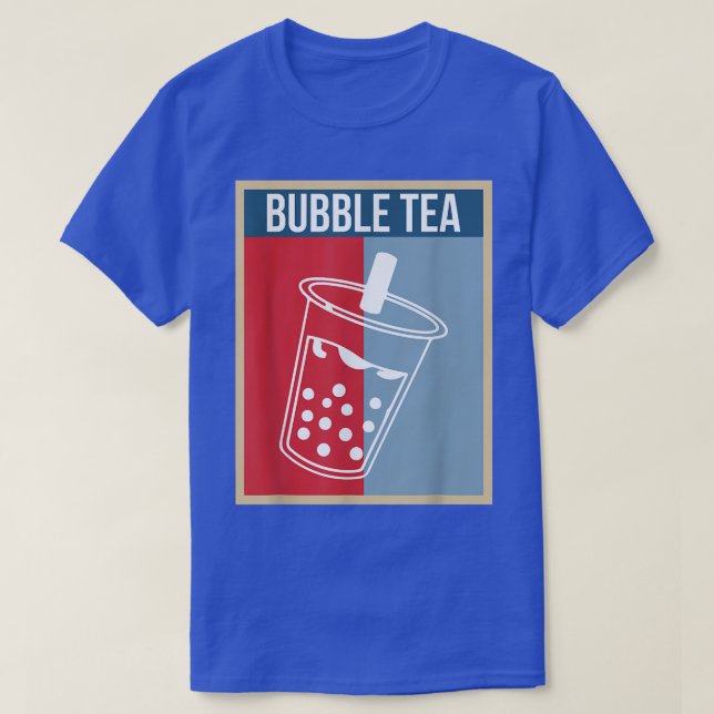 Vintage Retro Bubble Tea Boba 1684 T-Shirt (Design Front)
