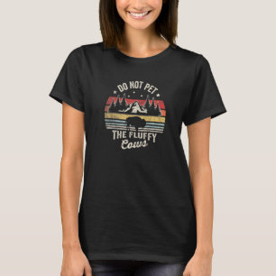 Vintage Retro Buffalo Bison Do Not Pet The Fluffy T-Shirt