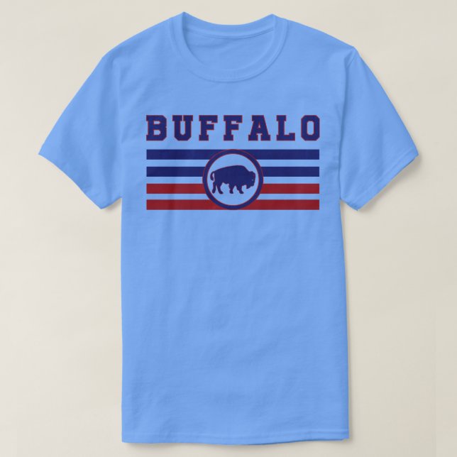 Vintage Retro Buffalo T-Shirt (Design Front)