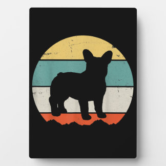 Vintage Retro Bulldog Gift For Dog Dad Dog Mum Plaque