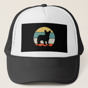 Vintage Retro Bulldog Gift For Dog Dad Dog Mum Trucker Hat