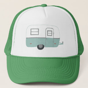 Vintage Retro Camper Trailer - road trip time Trucker Hat