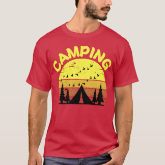 Vintage retro CAMPING family T-Shirt
