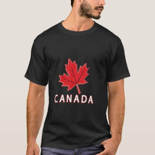 Vintage Retro Canadian Maple Leaf Canada Day Men W T-Shirt