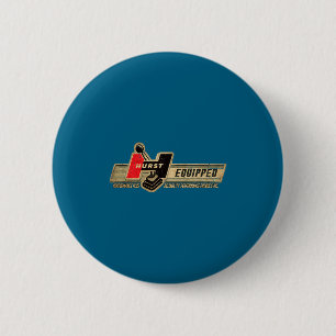 Vintage Retro Car Clic Hurst Performance Drag Race 6 Cm Round Badge