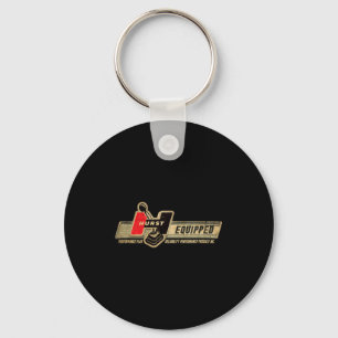 Vintage Retro Car Clic Hurst Performance Drag Race Key Ring