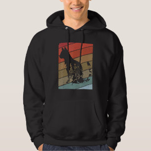 Vintage Retro Cat Lover Hoodie