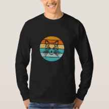 Vintage Retro Cat Sunset
