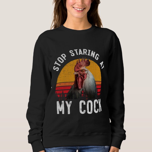 Vintage Retro Chicken Roo Sweatshirt (Front)